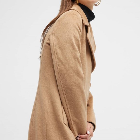 SOPHIA CASHMERE CAMEL HAIR LONG COAT NWT - Picture 6 of 7